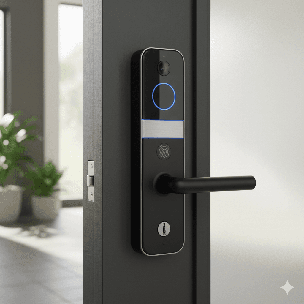Smart keyless electronic door lock